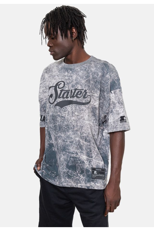 Camiseta-Starter-Oversize-Especial-Chumbo