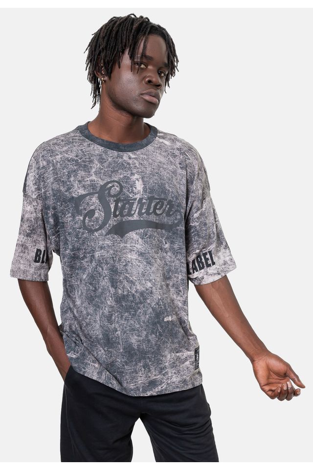 Camiseta-Starter-Oversize-Especial-Preta