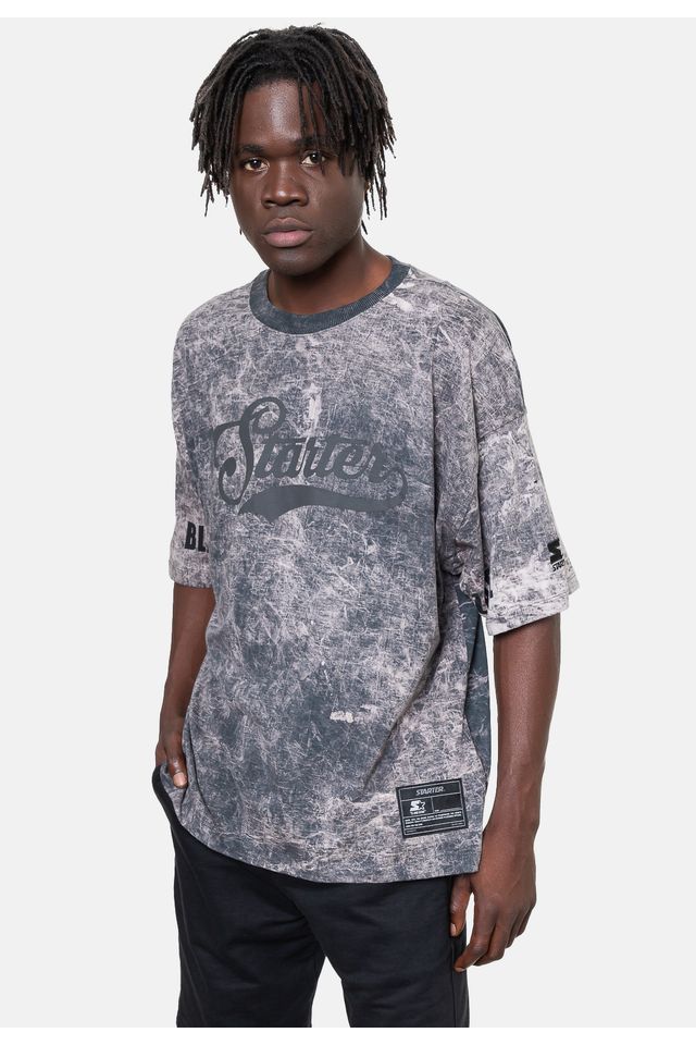 Camiseta-Starter-Oversize-Especial-Preta