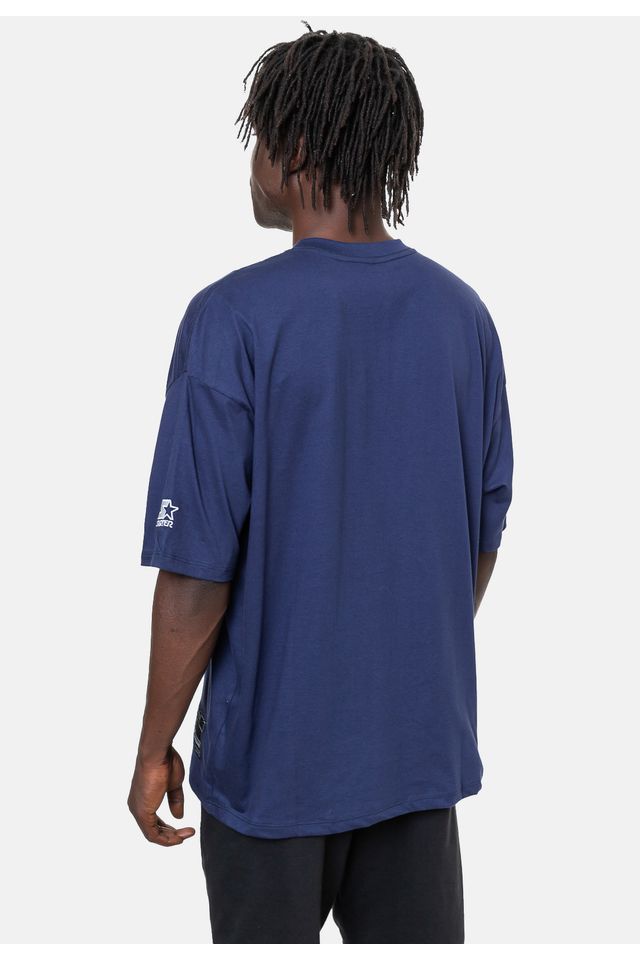 Camiseta-Starter-Oversize-Azul-Marinho