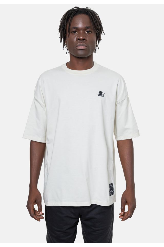 Camiseta-Starter-Oversize-Off-White Camiseta-Starter-Oversize-Off-White