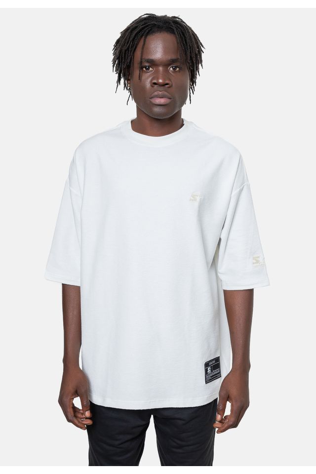 Camiseta-Starter-Oversize-Especial-Off-White Camiseta-Starter-Oversize-Especial-Off-White