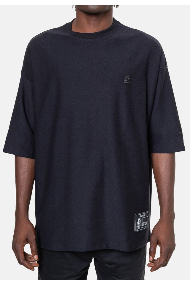 Camiseta-Starter-Oversize-Especial-Preta
