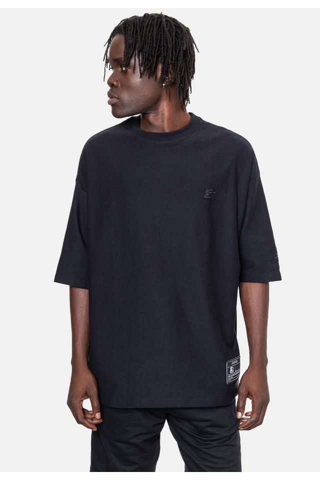 Camiseta-Starter-Oversize-Especial-Preta