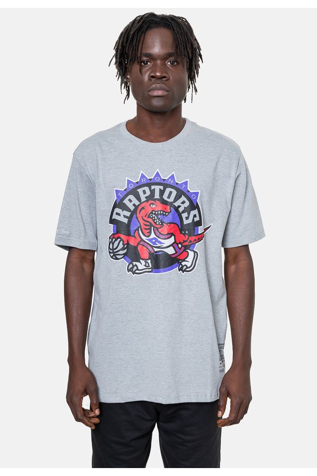 Camiseta-Mitchell---Ness-Toronto-Raptors-Cinza