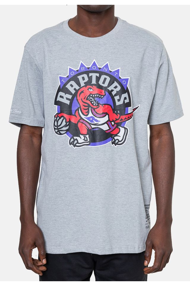 Camiseta-Mitchell---Ness-Toronto-Raptors-Cinza