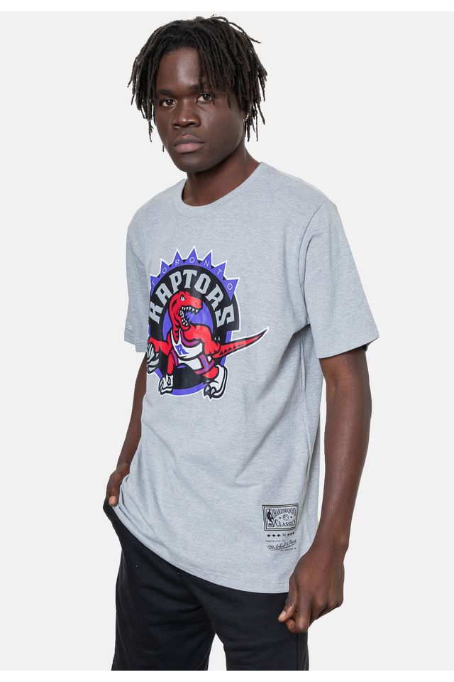 Camiseta-Mitchell---Ness-Toronto-Raptors-Cinza