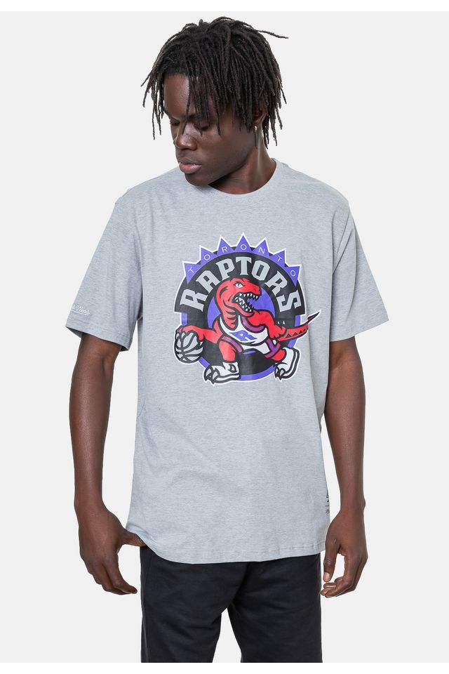 Camiseta-Mitchell---Ness-Toronto-Raptors-Cinza