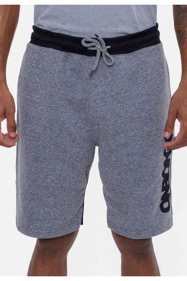 Bermuda-Onbongo-Moletom-Trade-Cinza-Mescla Bermuda-Onbongo-Moletom-Trade-Cinza-Mescla