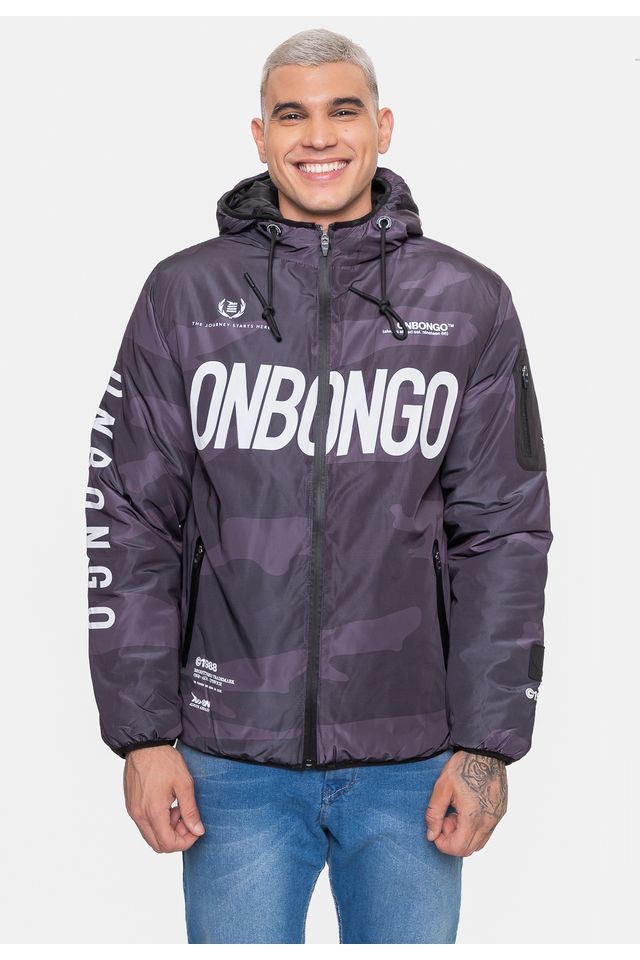 Jaqueta Onbongo Pesada Preta ecko