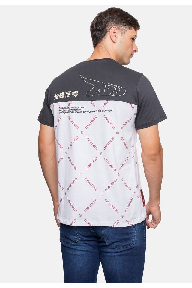 Camiseta-Onbongo-Estampada-Chumbo