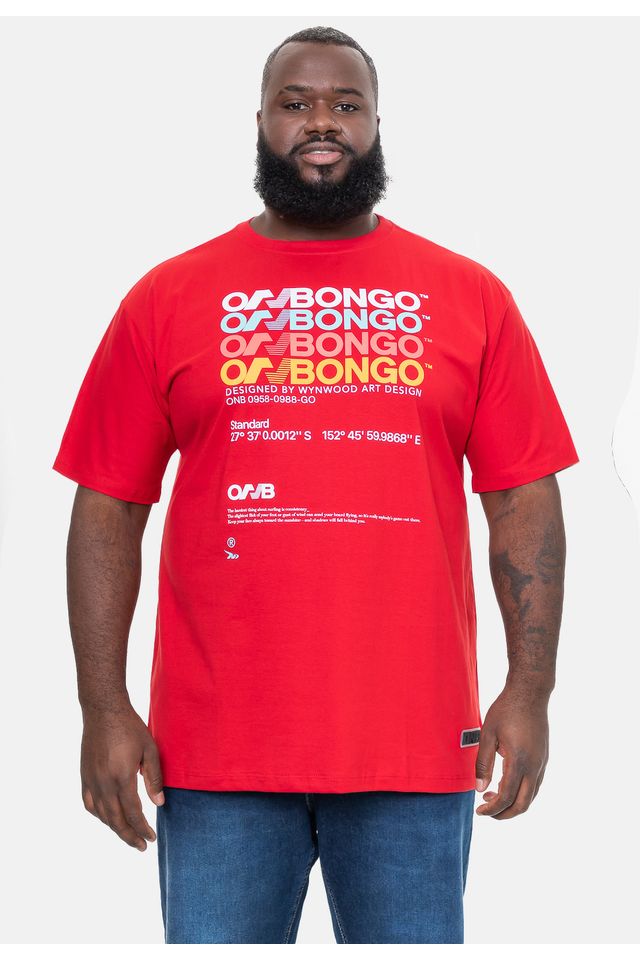 Camiseta-Onbongo-Estampada-Vermelha