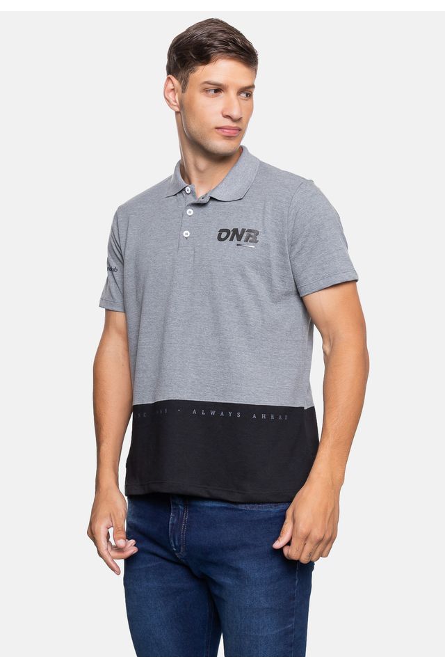 Camisa-Onbongo-Polo-Cinza