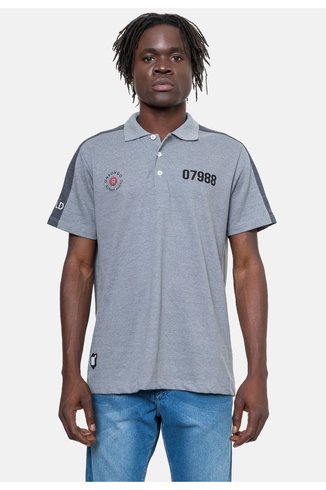 Camisa-Polo-Onbongo-Polo-Piquet-Especial-Cinza