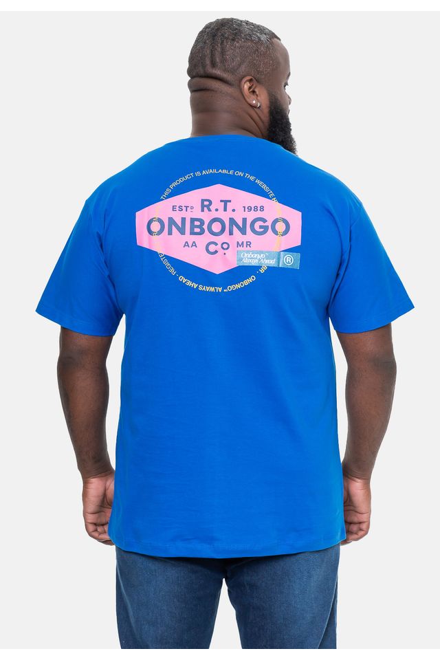 Camiseta-Onbongo-Estampada-Azul-Royal