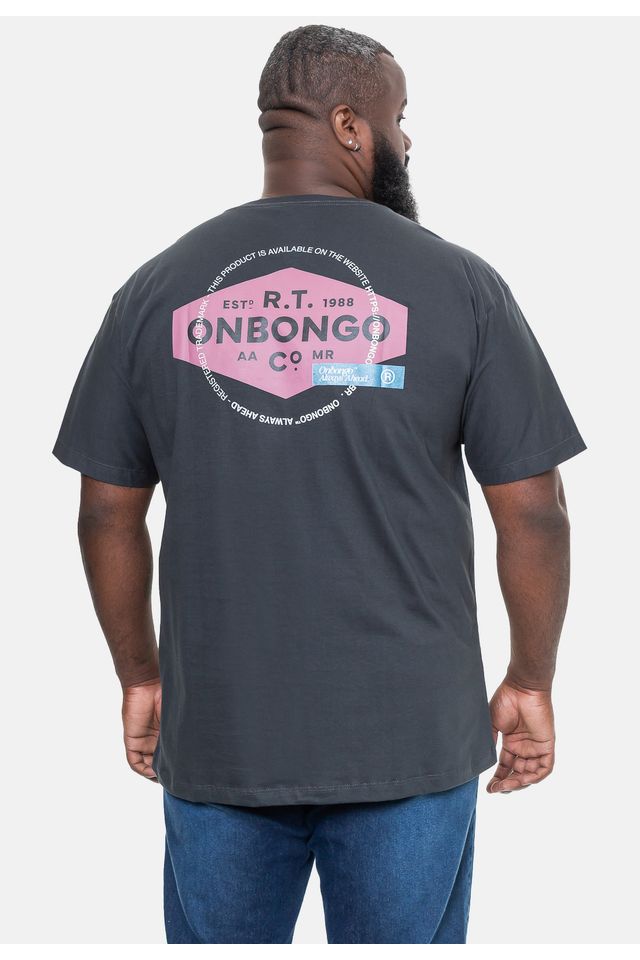 Camiseta-Onbongo-Estampada-Grafite