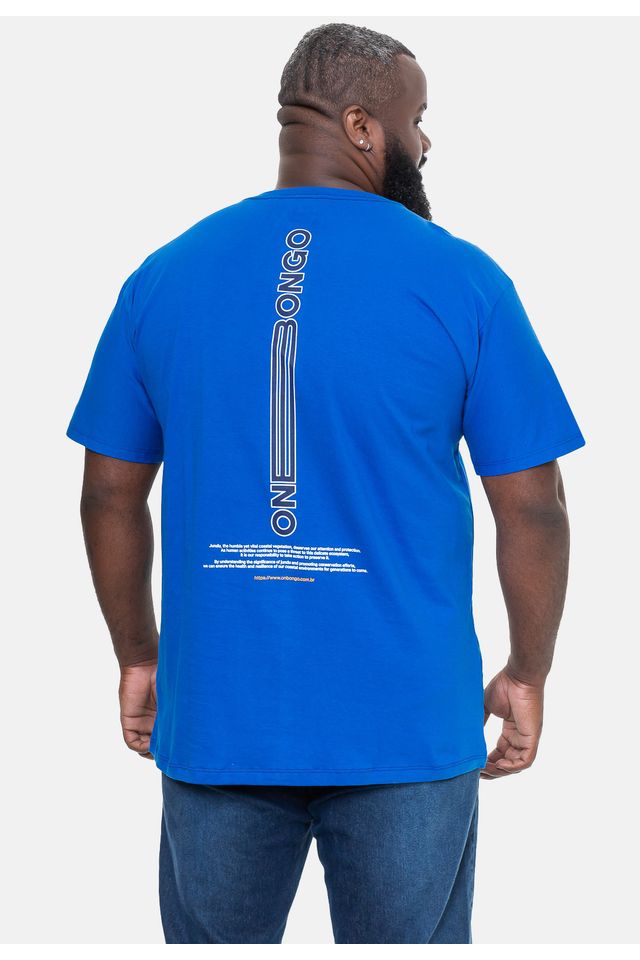 Camiseta-Onbongo-Estampada-Azul-Royal