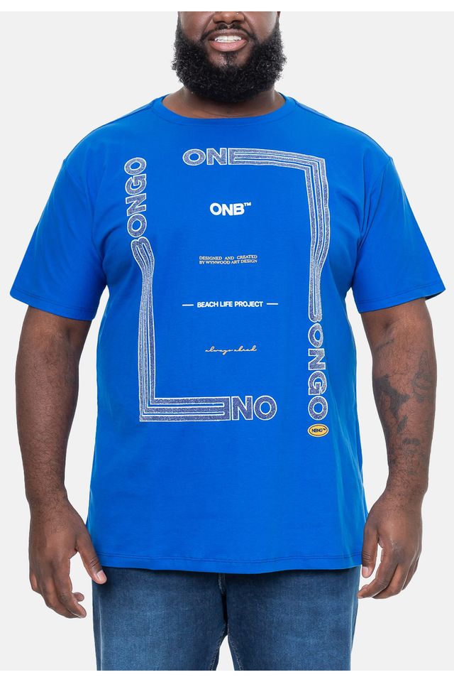 Camiseta-Onbongo-Estampada-Azul-Royal