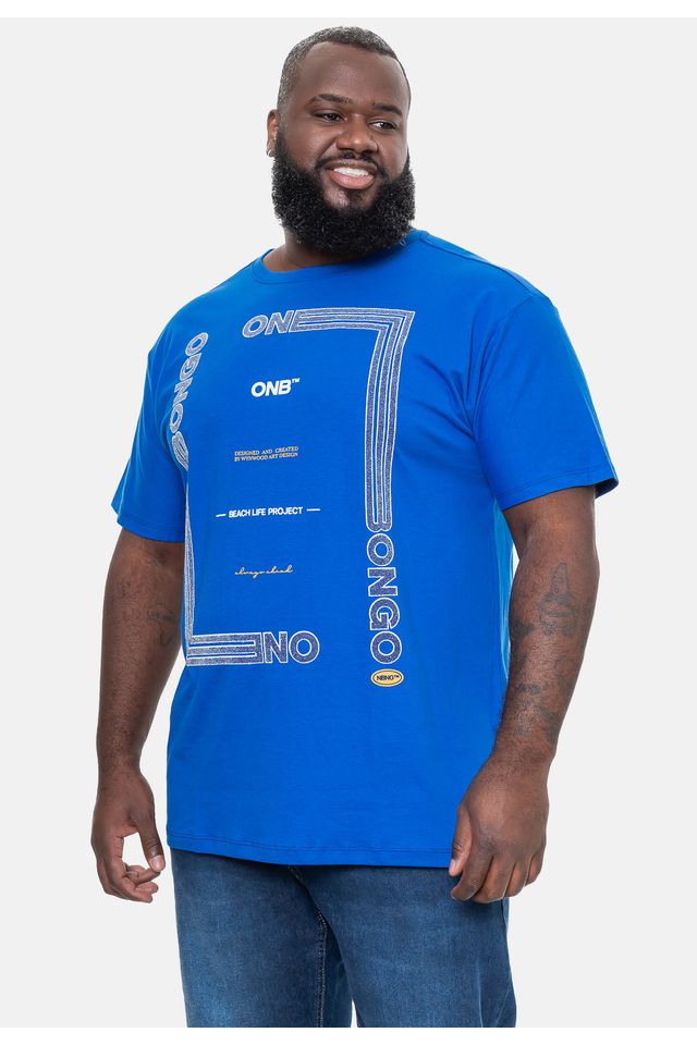 Camiseta-Onbongo-Estampada-Azul-Royal