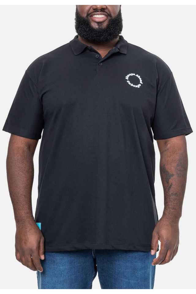 Camisa-Onbongo-Polo-Piquet-Preta