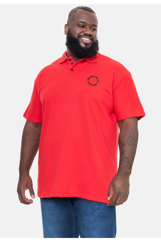 Camisa-Onbongo-Polo-Piquet-Vermelha