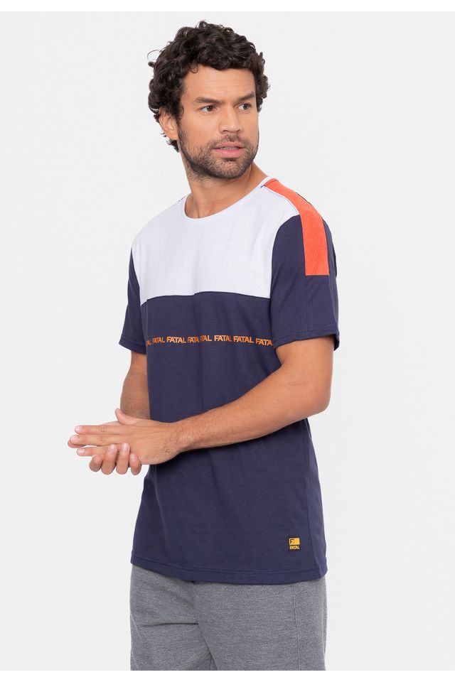 Camiseta-Fatal-Especial-Okoye-Azul-Marinho