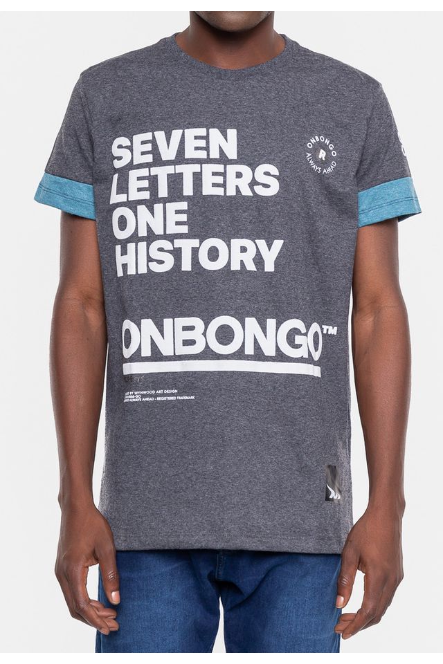 Camiseta-Onbongo-Seven-Preta