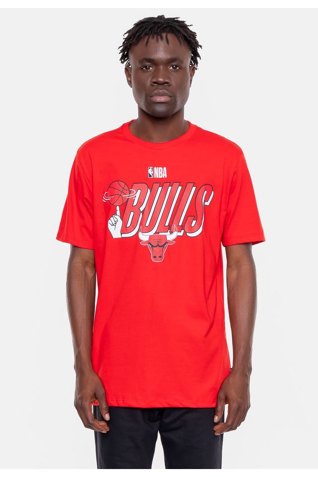 Camiseta-NBA-Hand-On-Ball-Chicago-Bulls-Vermelha
