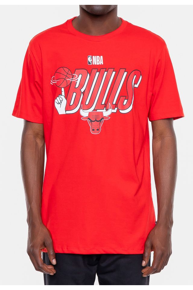 Camiseta-NBA-Hand-On-Ball-Chicago-Bulls-Vermelha