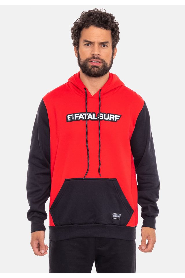Moletom-Fatal-Canguru-Fechado-Vermelho