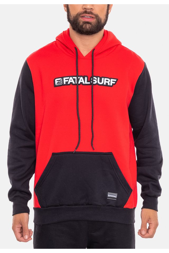 Moletom-Fatal-Canguru-Fechado-Vermelho