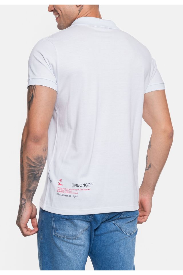 Camisa-Onbongo-Polo-Piquet-Sign-Branca