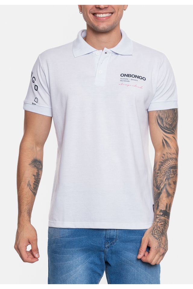 Camisa-Onbongo-Polo-Piquet-Masculina-Aust-Branca