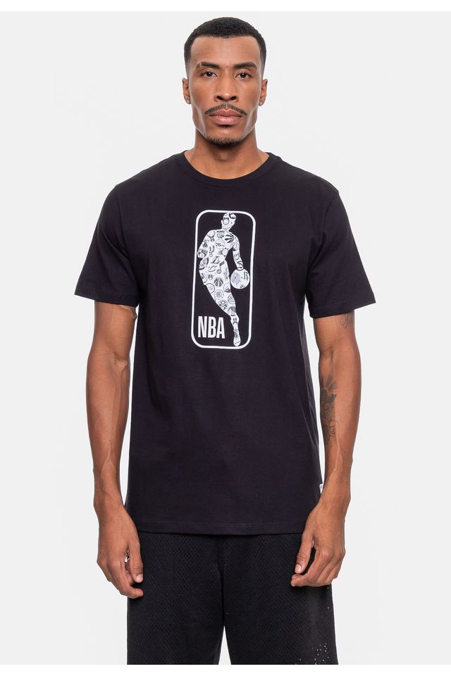 Camiseta-NBA-Masculino-All-Teams-Preta