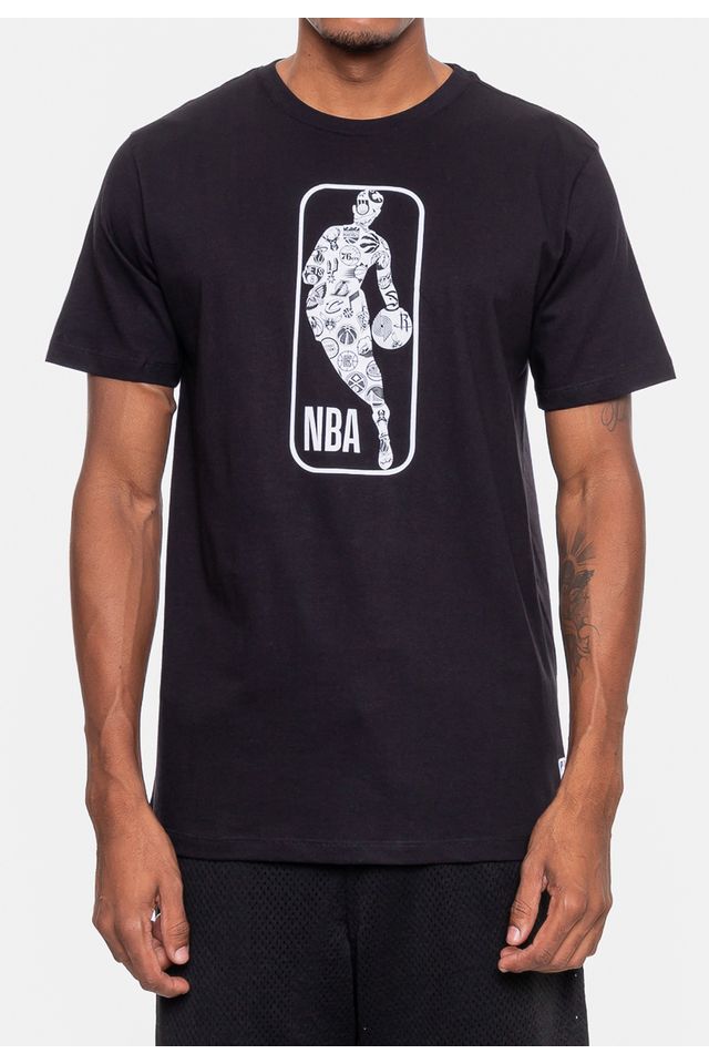 Camiseta-NBA-Masculino-All-Teams-Preta