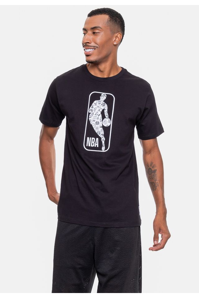 Camiseta-NBA-Masculino-All-Teams-Preta