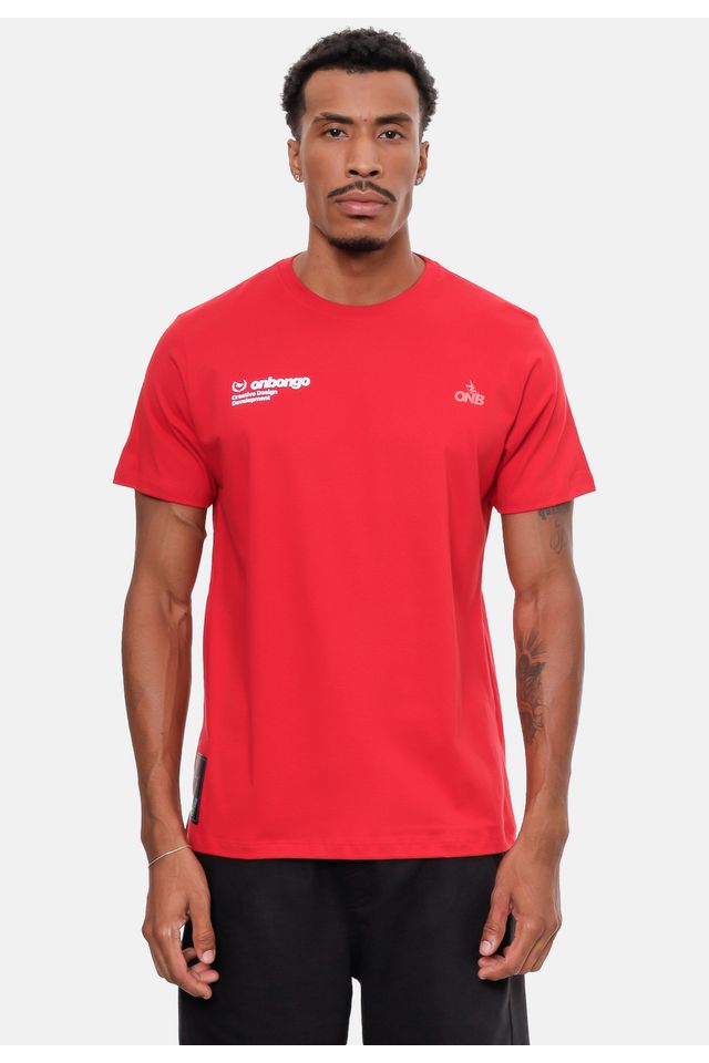 Camiseta-Onbongo-Estampada-Vermelha