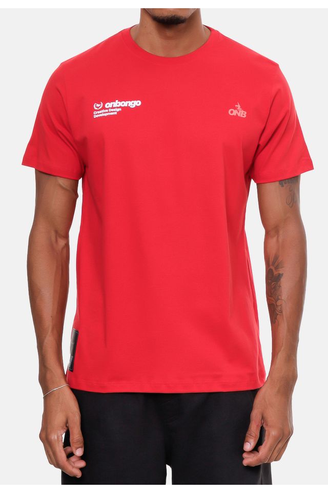 Camiseta-Onbongo-Estampada-Vermelha