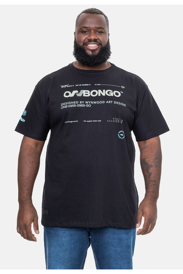 Camiseta-Onbongo-Plus-Size-Masculina-Estampada-Preta