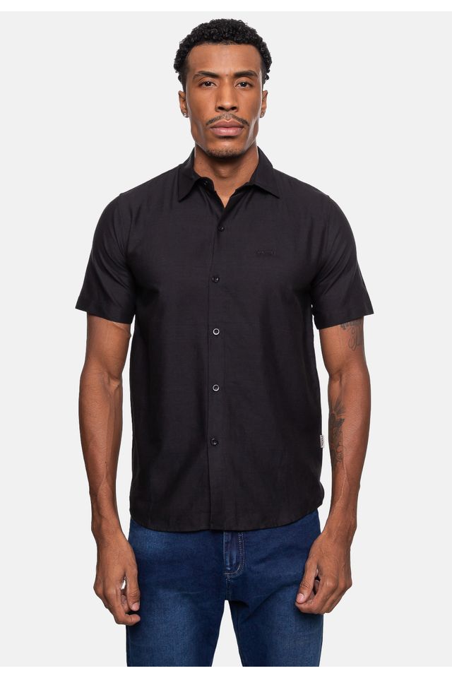 Camisa-Fatal-Linho-Preta