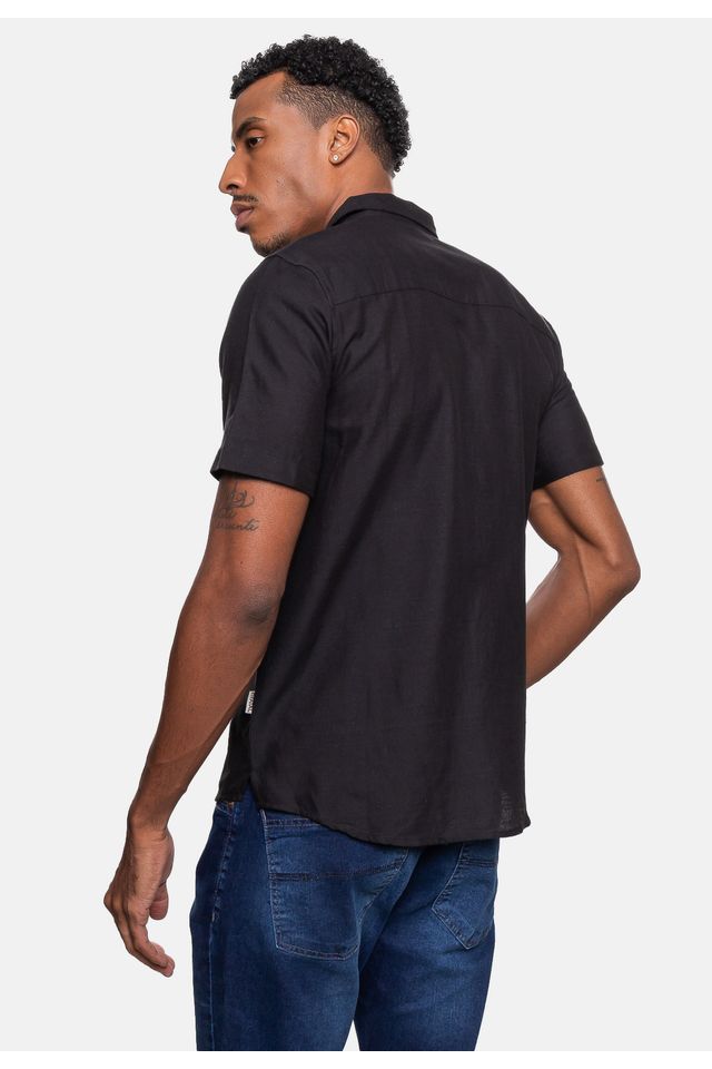 Camisa-Fatal-Linho-Preta