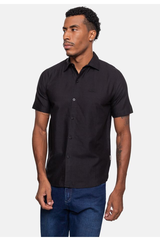 Camisa-Fatal-Linho-Preta