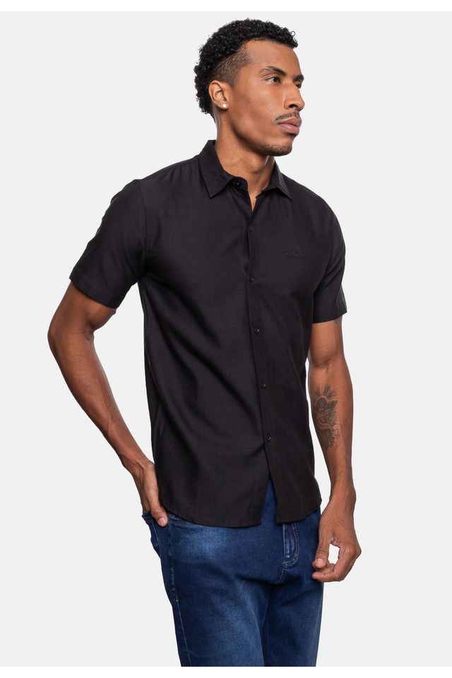 Camisa-Fatal-Linho-Preta