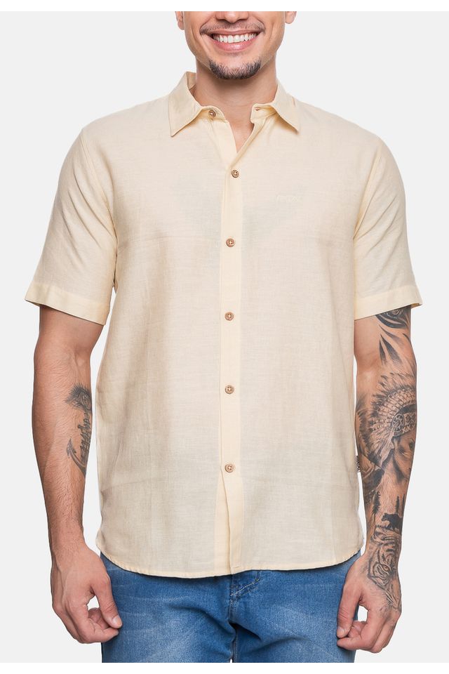 Camisa-Fatal-Linho-Areia