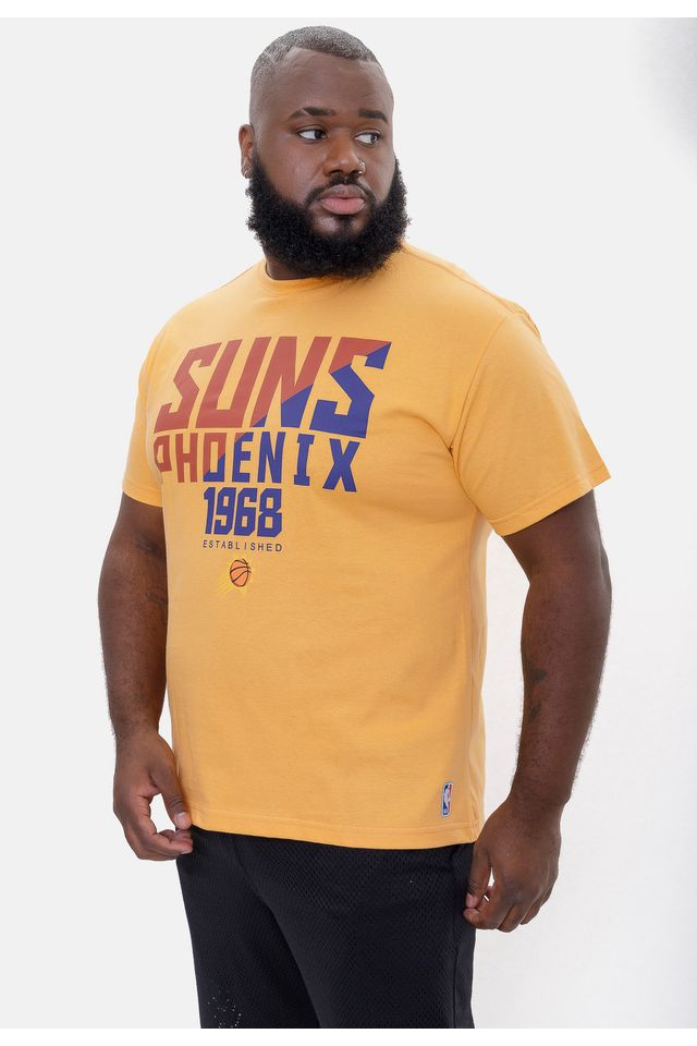 Camiseta-NBA-Plus-Size-SpotLight-Phoenix-Suns-Laranja