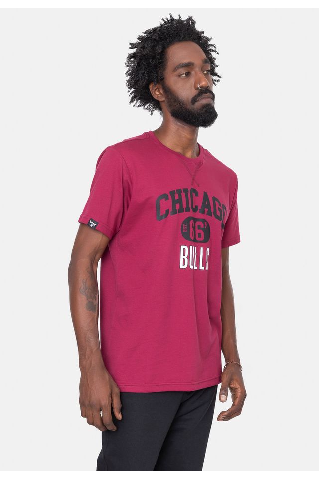 Camiseta-NBA-College-Team-Chicago-Bulls-Vinho