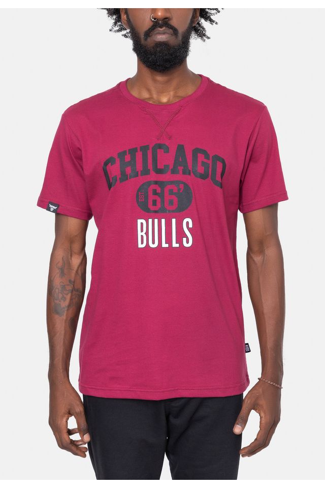 Camiseta-NBA-College-Team-Chicago-Bulls-Vinho