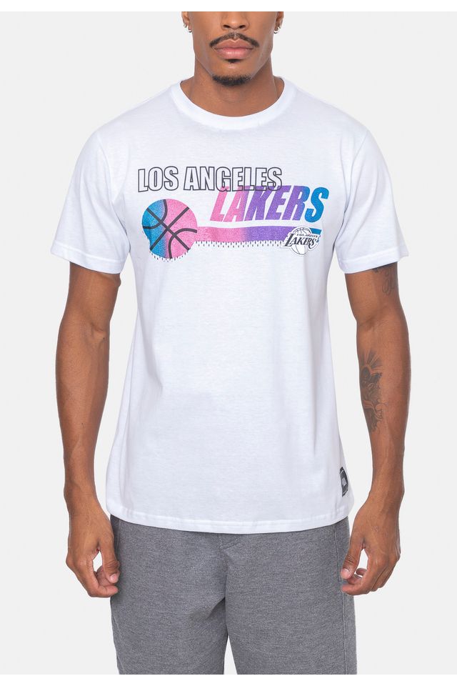 Camiseta-NBA-Energy-On-Court-Los-Angeles-Lakers-Off-White