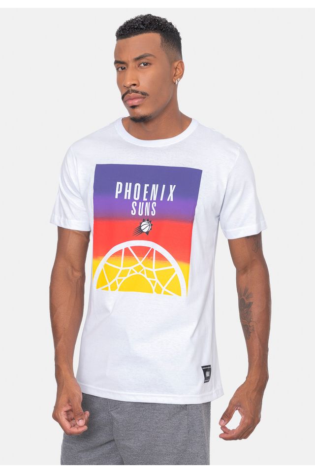 Camiseta-NBA-Sunset-Team-Phoenix-Suns-Off-White