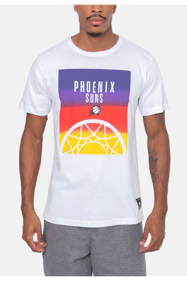 Camiseta-NBA-Sunset-Team-Phoenix-Suns-Off-White